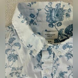 Club Monaco Men’s Slim Floral Shirt
